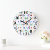 grafisch ontwerp sport voor acrylwandklok grote klok (Huis)