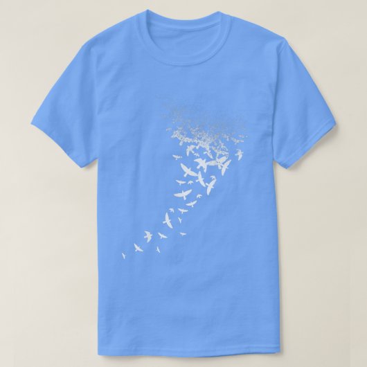 Grafisch ontwerp T van vogels T-shirt (Design voorkant)