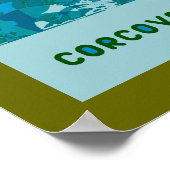 Grafisch ontwerp van Corcovado Poster (Hoek)