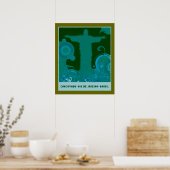 Grafisch ontwerp van Corcovado Poster (Keuken)