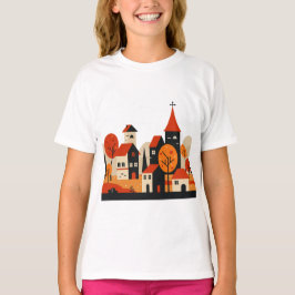 Grafisch ontwerp van een landelijke herfst t-shirt