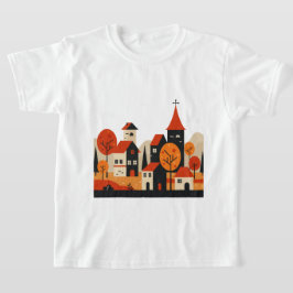 Grafisch ontwerp van een landelijke herfst t-shirt