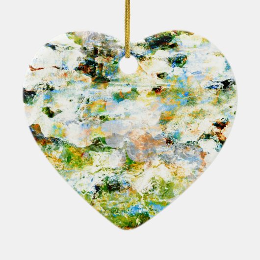 Grafisch ontwerp van groene waterkleurgrunge keramisch ornament (Achterkant)