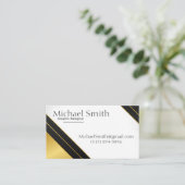 Grafisch ontwerp visitekaartje (Staand voorkant)