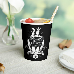 Grafisch ontwerp voor THE LEAKY CAULDRON™ winkel Papieren Bekers