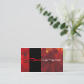 Grafisch ontwerper cirkelt op maat gemaakt visitek visitekaartje (Staand voorkant)