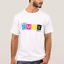 Grafisch Ontwerper CMYK Pre-Press Kleuren T-Shirt