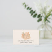 Grafisch Ontwerper Creatieve Branding Visitekaartje (Staand voorkant)