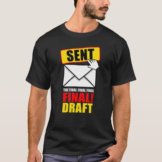 Grafisch Ontwerper Grappig Ontwerp Verstuurde Ein T-shirt (Voorkant)