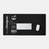 Grafisch Ontwerper – Grappige Werkhumor, Kantoor C Bureaumat (Keyboard & Muis)