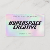 Grafisch Ontwerper Holografisch Visitekaartje (Voorkant)