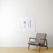 Grafisch ontwerper naam scan QR-code details profe Wandkleed (In Situ (horizontaal))