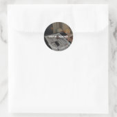 Grafisch ontwerper ronde sticker (Tas)