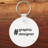 Grafisch Ontwerper Sleutelhanger (Achterkant)