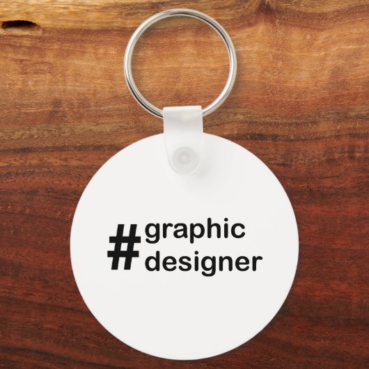 Grafisch Ontwerper Sleutelhanger (Achterkant)