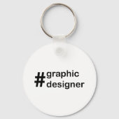 Grafisch Ontwerper Sleutelhanger (Achterkant)