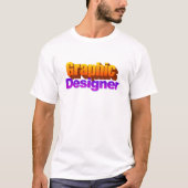 Grafisch ontwerper t-shirt (Voorkant)