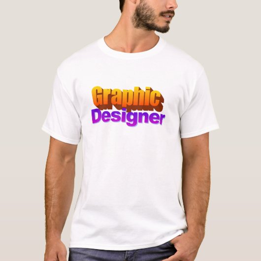 Grafisch ontwerper t-shirt (Voorkant)