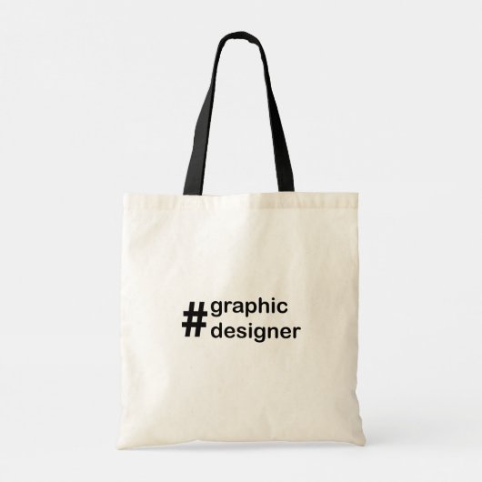 grafisch ontwerper tote bag (Achterkant)