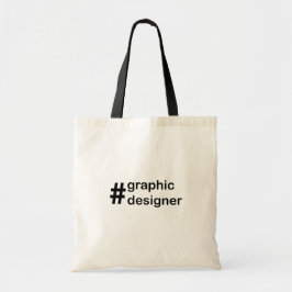 grafisch ontwerper tote bag