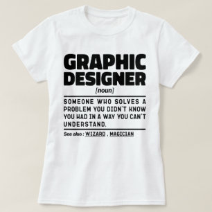 Grafisch ontwerper zelfstandig naamwoord Professio T-shirt