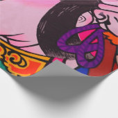 Grafisch op de Japanse Traditionele Kiteart,kite,s Cadeaupapier (Hoek)