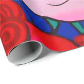 Grafisch op de Japanse Traditionele Kiteart,kite,s Cadeaupapier (Rol Hoek)