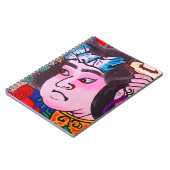 Grafisch op de Japanse Traditionele Kiteart,kite,s Notitieboek (Linkerzijde)