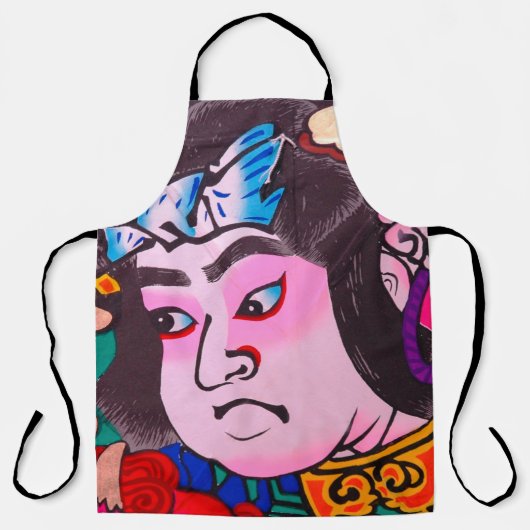 Grafisch op de Japanse Traditionele Kiteart,kite,s Schort (Voorkant)