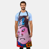 Grafisch op de Japanse Traditionele Kiteart,kite,s Schort (Gedragen)