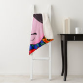 Grafisch op de Japanse Traditionele Kiteart,kite,s Sherpa Deken (In situ)