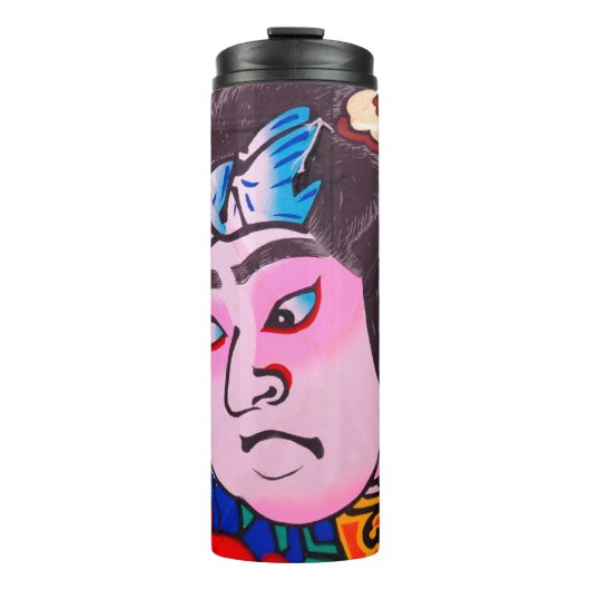 Grafisch op de Japanse Traditionele Kiteart,kite,s Thermosbeker (Voorkant)