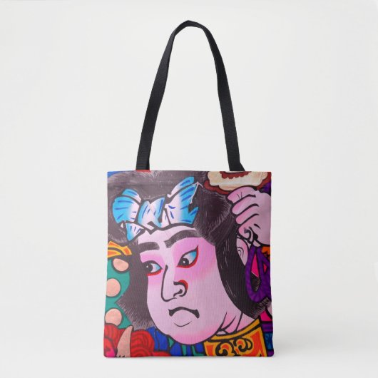 Grafisch op de Japanse Traditionele Kiteart,kite,s Tote Bag (Voorkant)