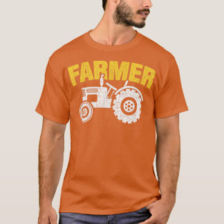 Grafisch overzicht van de trekker van de Tractor v T-shirt