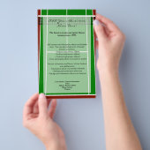 Grafisch overzicht van Tennis Court Layout Flyer (Hand)