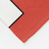 Grafisch paneel van het Karakter van de Drijvende  Fleece Deken (Hoek)