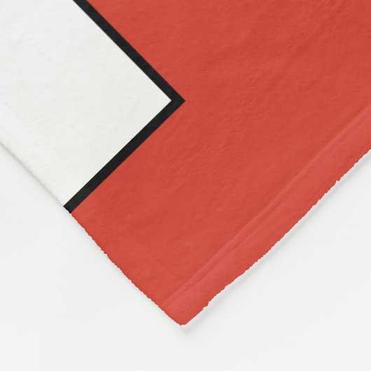 Grafisch paneel van het Karakter van de Drijvende  Fleece Deken (Hoek)