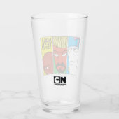 Grafisch paneel van het Karakter van de Drijvende Glas (Achterkant)