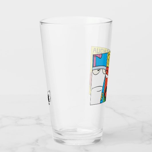 Grafisch paneel van het Karakter van de Drijvende  Glas (Rechts)