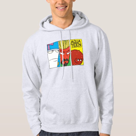 Grafisch paneel van het Karakter van de Drijvende  Hoodie (Voorkant)