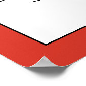 Grafisch paneel van het Karakter van de Drijvende  Poster (Hoek)