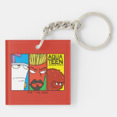 Grafisch paneel van het Karakter van de Drijvende  Sleutelhanger (Achterkant)