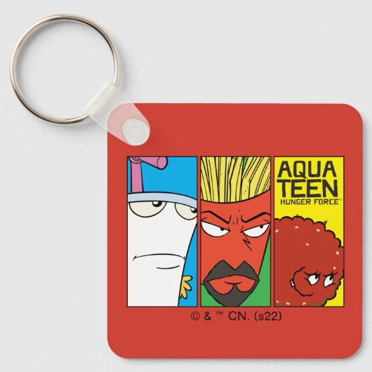 Grafisch paneel van het Karakter van de Drijvende  Sleutelhanger (Voorkant)