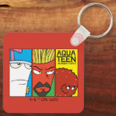 Grafisch paneel van het Karakter van de Drijvende Sleutelhanger (Achterkant)