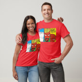 Grafisch paneel van het Karakter van de Drijvende T-shirt (Unisex)