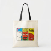 Grafisch paneel van het Karakter van de Drijvende Tote Bag (Voorkant)