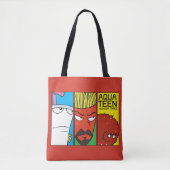 Grafisch paneel van het Karakter van de Drijvende  Tote Bag (Voorkant)