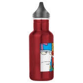 Grafisch paneel van het Karakter van de Drijvende  Waterfles (Links)