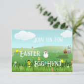 grafisch Pasen landschap Kaart (Staand voorkant)