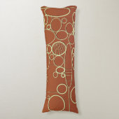 Grafisch patroon lichaamskussen (Voorkant Verticaal)